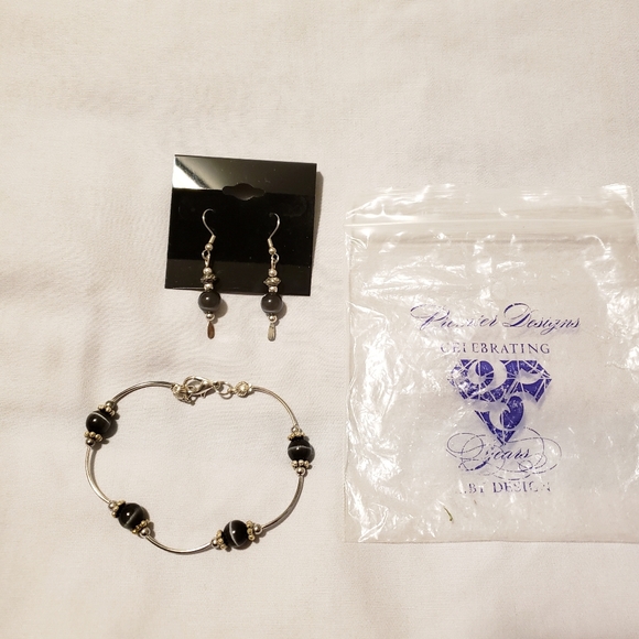 Vintage Premier Designs earring & bracelet set - Picture 4 of 7